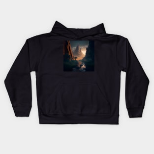 Lost Among the Peaks Kids Hoodie